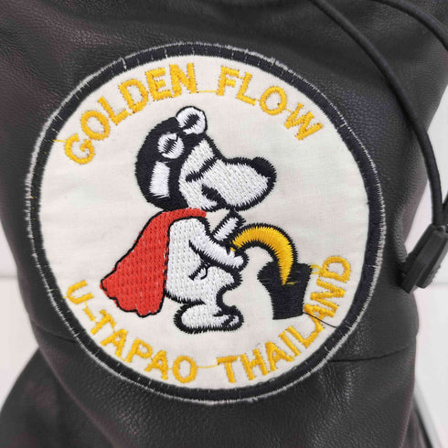 GOLDEN FLOW U TAPAO THAILAND キャラクターパッチ 巾着 ショルダーバッグ メンズ